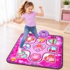 Dětská interaktivní taneční podložka LED motiv princezny 108x90 cm 4