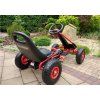 Šlapací čtyřkolka Go-Kart červená 5