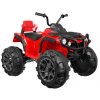 Elektrická čtyřkolka BDM, 2.4GHz, EVA kola červená 2
