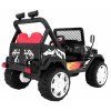 Elektrické autíčko Jeep Raptor, EVA kola, 3.4GHz černé 3