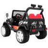 Elektrické autíčko Jeep Raptor, EVA kola, 2.4GHz černé 2