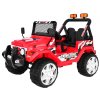 Elektrické autíčko Jeep Raptor, EVA kola, 2.4GHz červené