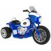 Dětská elektrická motorka Harley 6V modrá 2