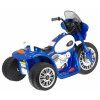 Dětská elektrická motorka Harley 6V modrá 2