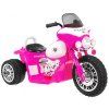 Dětská elektrická motorka Harley 6V růžová 2