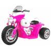 Dětská elektrická motorka Harley 6V růžová