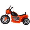 Dětská elektrická motorka Harley 6V oranžová 4