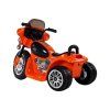 Dětská elektrická motorka Harley 6V oranžová 5