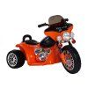 Dětská elektrická motorka Harley 6V oranžová