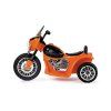 Dětská elektrická motorka Harley 6V oranžová 7