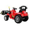 Ramiz dětský elektrický traktor s nakládací lžící 3,4GHz červený 3