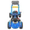 Elektrický traktor - s radlicí modrý 8