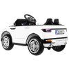 Elektrické autíčko Rapid Racer bílé pohled zezadu