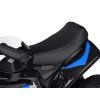 Elektrická motorka BMW S1000 RR modrá sedadlo