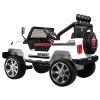 Ramiz Jeep Raptor 4x4, kožená sedačka, 2 místné bílé 2