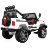 Ramiz Jeep Raptor 4x4, kožená sedačka, 2 místné bílé 4