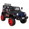 Ramiz Jeep Raptor 4x4, kožená sedačka, 2 místné černé s plameny 2