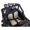 Ramiz Jeep Raptor 4x4, kožená sedačka, 2 místné černé s plameny 11