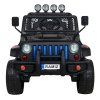 Ramiz Jeep Raptor 4x4, kožená sedačka, 2 místné černé s plameny