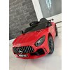 Dětské elektrické autíčko Mercedes AMG GTR červené parkování