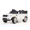 Elektrické autíčko Land Rapid Racer bílé EVA 4