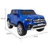 Elektrické autíčko Mercedes-Benz X-Class MP4 4x4 lakované modré 2