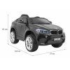 Elektrické autíčko BMW X6M černé rozměry