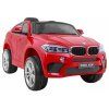 Elektrické autíčko BMW X6M lakované červené 10