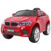Elektrické autíčko BMW X6M lakované červené 2