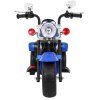 Elektrická motorka Chopper modrá 3