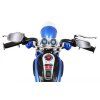 Elektrická motorka Chopper modrá 8