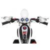 Elektrická motorka Chopper bílá 7