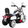 Elektrická motorka Chopper bílá 8
