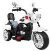 Elektrická motorka Chopper bílá 9