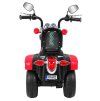 Elektrická motorka Chopper červená 4
