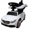 Odrážedlo Mercedes-Benz s vodící tyčí bílé 3