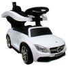 Odrážedlo Mercedes-Benz s vodící tyčí bílé 3