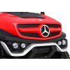 Elektrické autíčko Mercedes Unimog červené 12