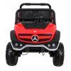 Elektrické autíčko Mercedes Unimog červené 3