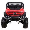 Elektrické autíčko Mercedes Unimog červené 3