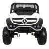Elektrické autíčko Mercedes Unimog bílé 3