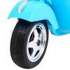 Dětská elektrická motorka Vespa modrá 14