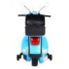 Dětská elektrická motorka Vespa modrá 8
