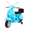 Dětská elektrická motorka Vespa modrá