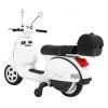 Dětská elektrická motorka Vespa bílá 5