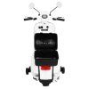 Dětská elektrická motorka Vespa bílá 7