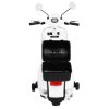 Dětská elektrická motorka Vespa bílá 8
