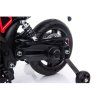 Elektrická motorka Aprilia černo-červená 8