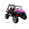 Dětské autíčko Grand Buggy 4x4 LIFT růžové 2
