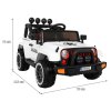 Elektrické terénní autíčko Full Time 4WD bílé 1